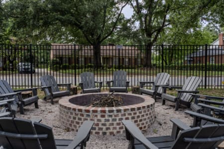 Gather around The Oaks fire pit to enjoy quality time together while making delicious S'mores and memories to treasure.