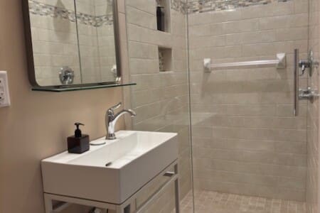 The Oaks Bathroom #2 En Suite with shower