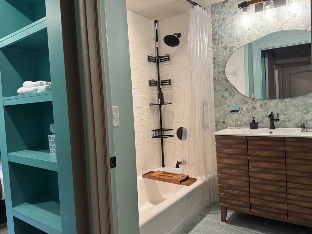 Thoughtful bathroom design supports comfort, ease, and a more relaxing stay.